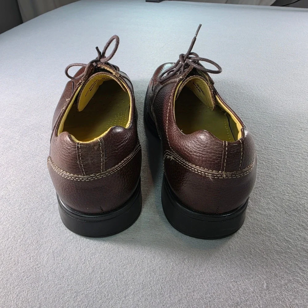 Studio Belvedere Bay Bridge Mens 8.5 D Brown Leather Bicycle Toe Oxford Brazil